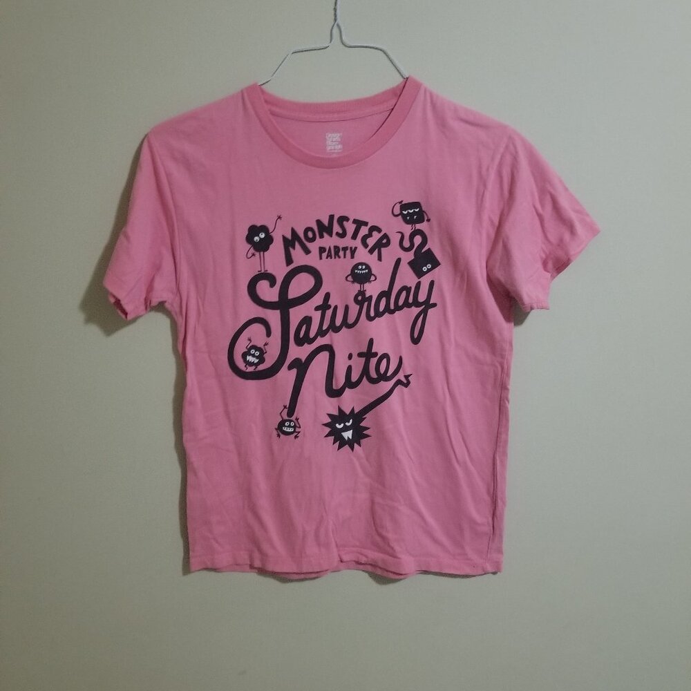 Pink Men's Monster Party Tshirt Japanese Import Graniph